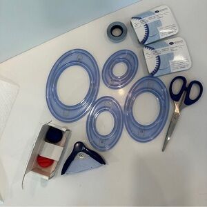 Lot Creative Memories Ovals Blades Tape Runner Refill Corner Rounder Cutting